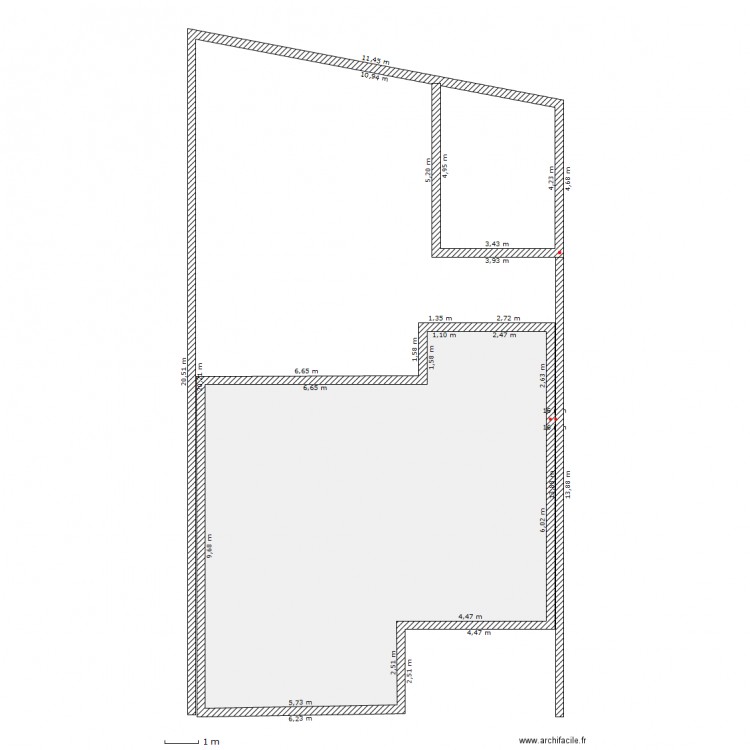 Etage. Plan de 0 pièce et 0 m2