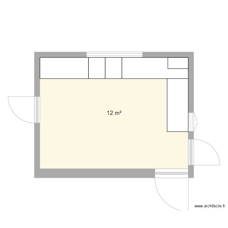 Cuisine PAG1. Plan de 0 pièce et 0 m2