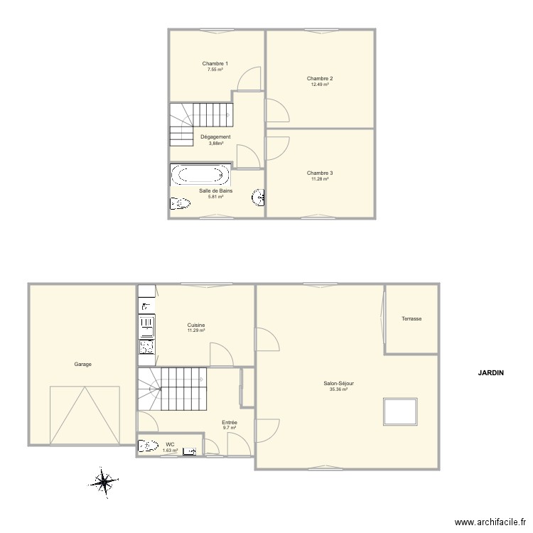 it2. Plan de 0 pièce et 0 m2