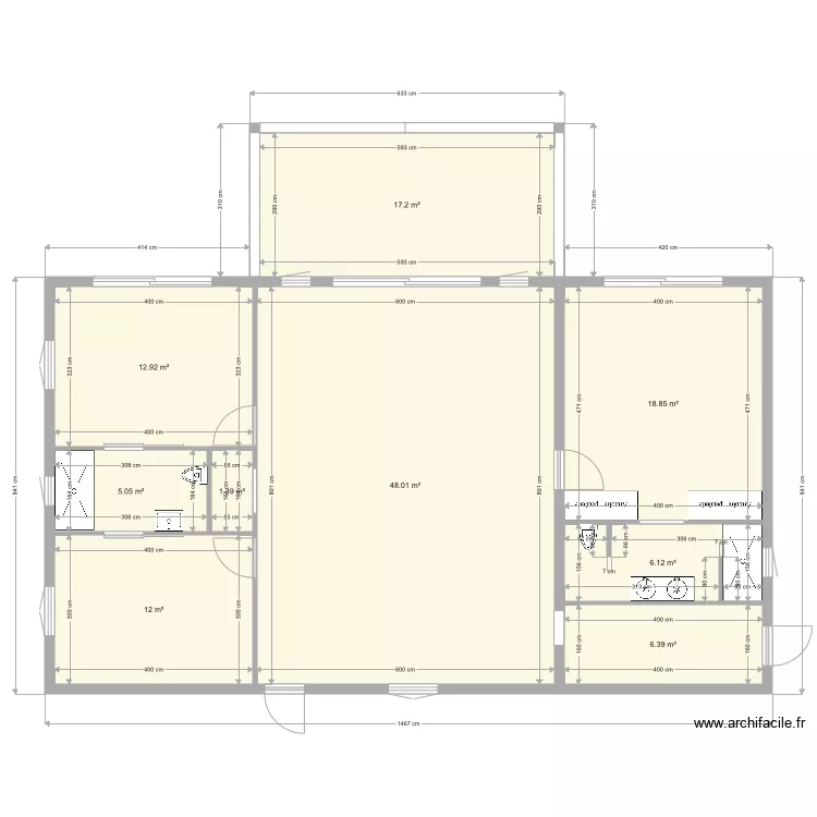 ma maison de moi cool. Plan de 