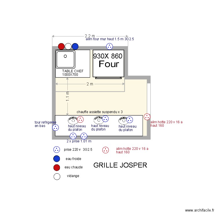 ATTENTE ELEC ET PLOMBERIE GRILLE   LE JARDIN 30 octobre. Plan de 0 pièce et 0 m2