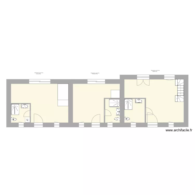 Guimaec Dependance RDC Layout 11 dec 2019 vide. Plan de 