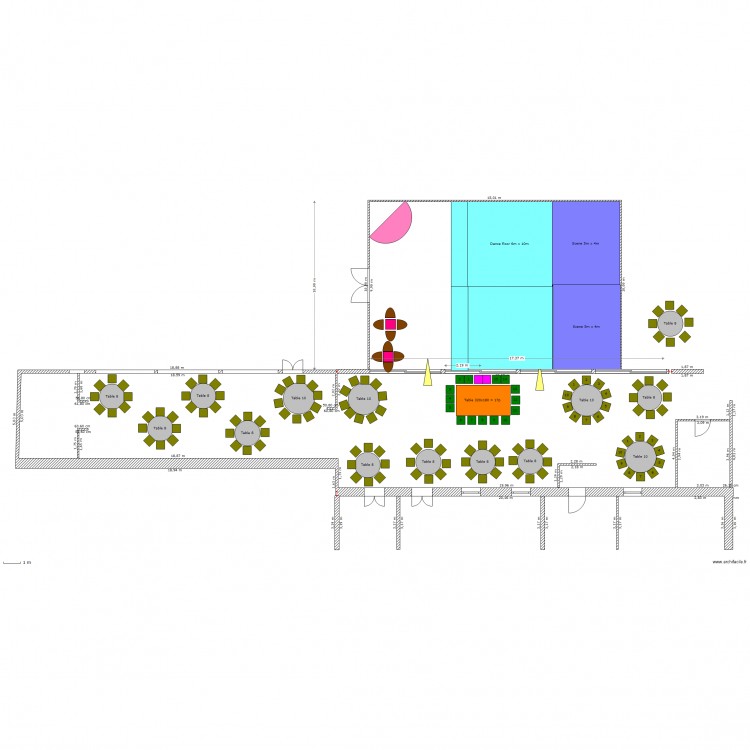 Salle 70813 V1-129. Plan de 0 pièce et 0 m2