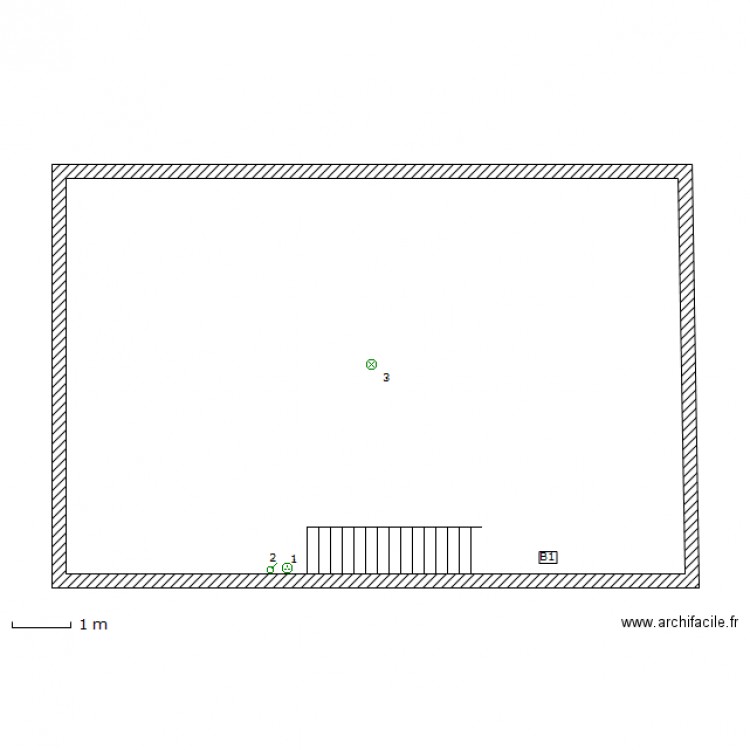 grenier. Plan de 0 pièce et 0 m2