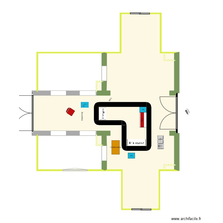 Bar rooftop v8. Plan de 0 pièce et 0 m2