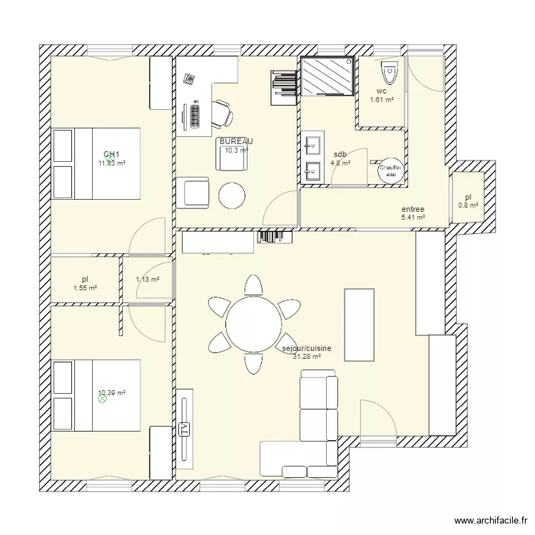 catalane amenage. Plan de catalane amenage. Plan de