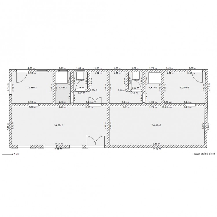 PK  8 rdc. Plan de 0 pièce et 0 m2