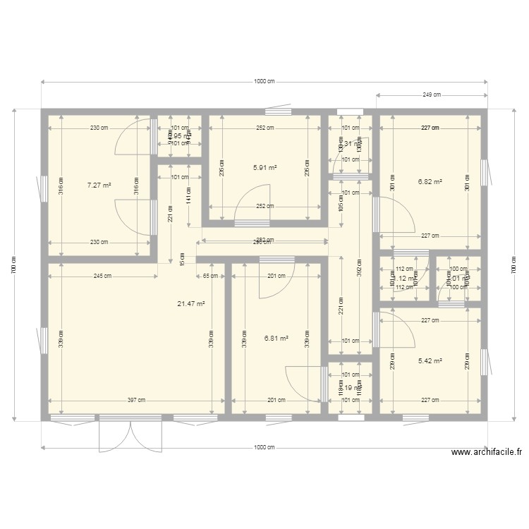 Infirmerie PRISON. Plan de 0 pièce et 0 m2