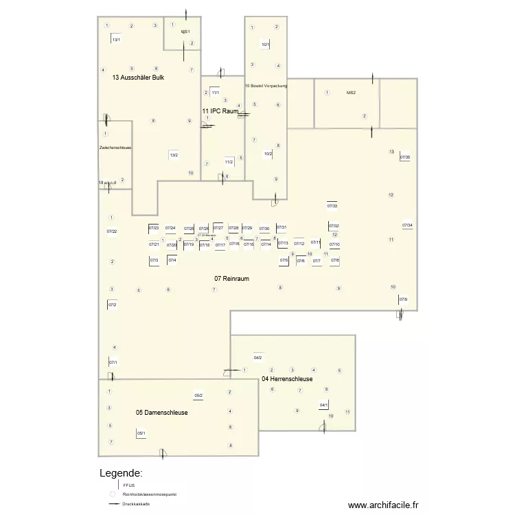 Reinraum 01n4. Plan de Reinraum 01n4. Plan de