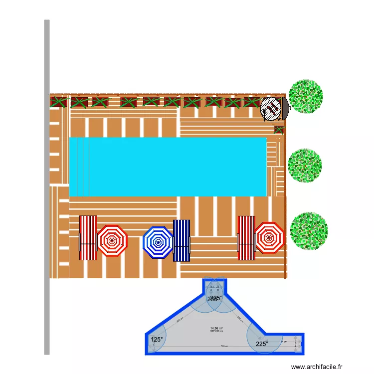 REAMENAGEMENT PISCINE . Plan de REAMENAGEMENT PISCINE . Plan de