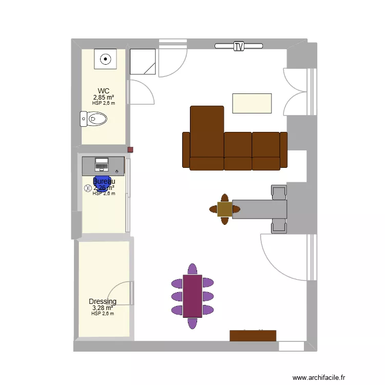 Mazelaygue serge. Plan de 3 et 8 m² Mazelaygue serge. Plan de 3 et 8 m²