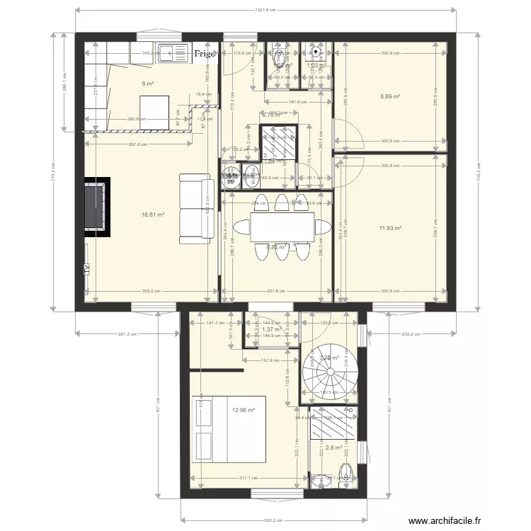 sophie 4. Plan de 