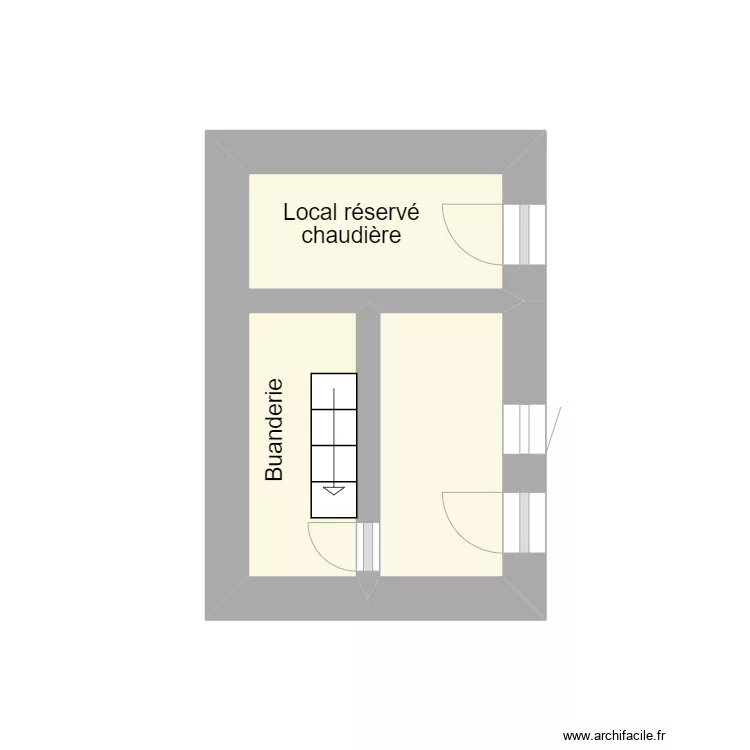 CAVE LESDINS 19D. Plan de 