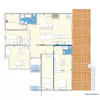 plan h&eacute;singue 4 chambres 