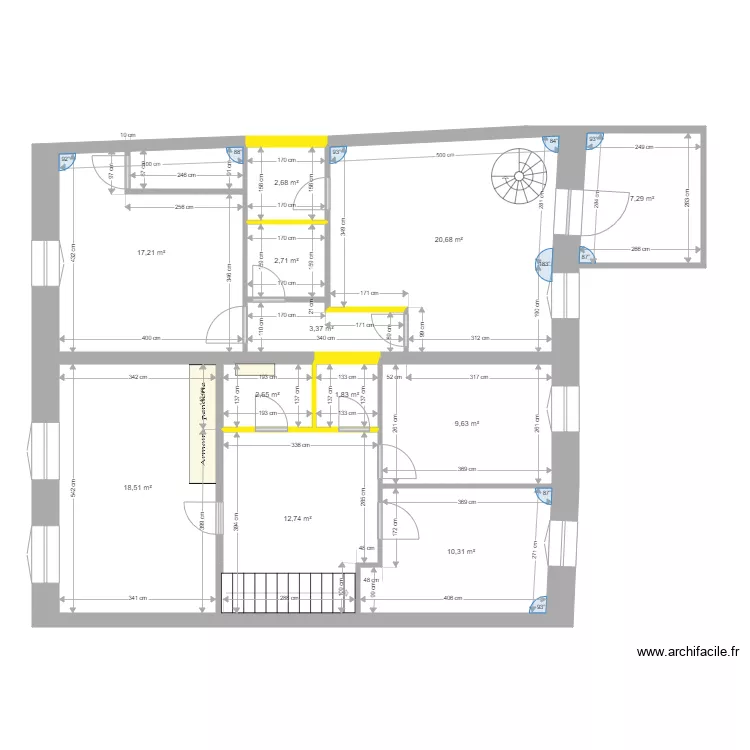 primo piano. Plan de 