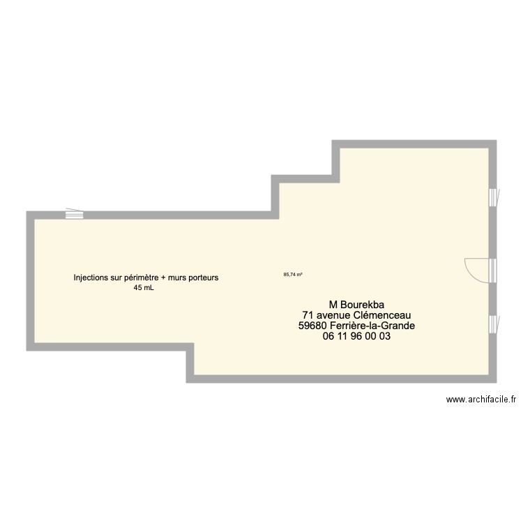 SCI SAPHYR. Plan de 0 pièce et 0 m2