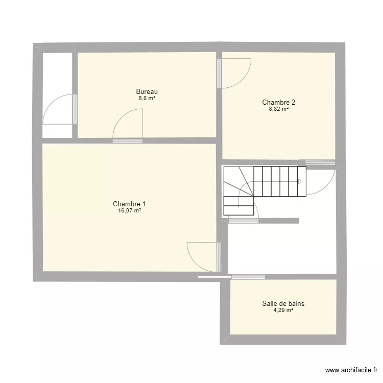 4270 1er &eacute;tage. Plan de 