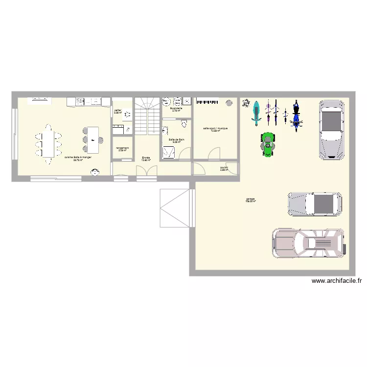 residence principale niveau 1 v4. Plan de 