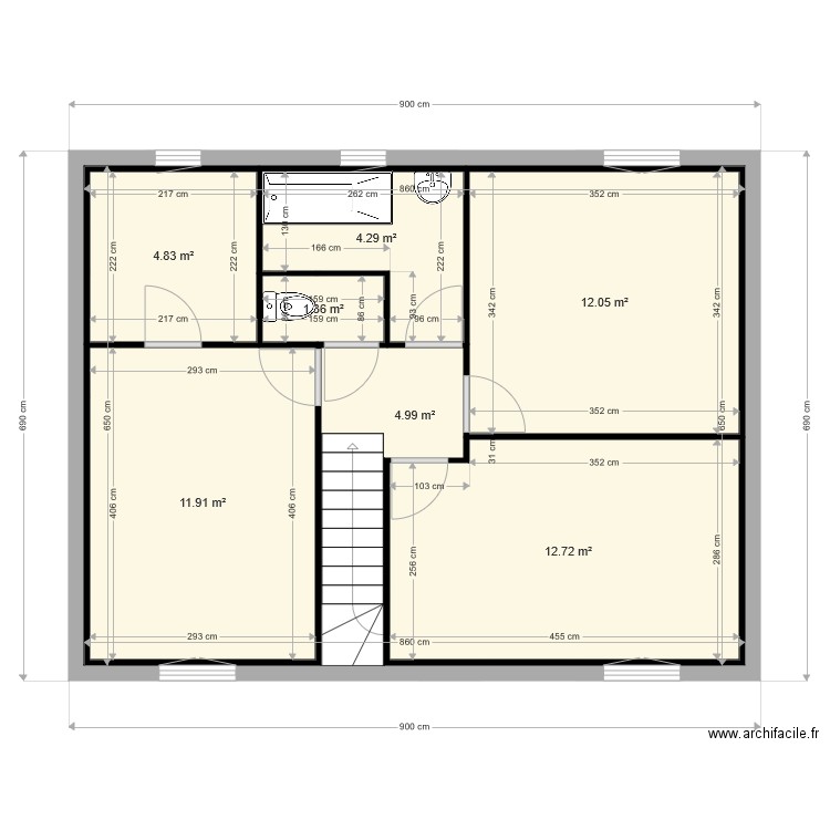 Liber Baltus étage. Plan de 0 pièce et 0 m2