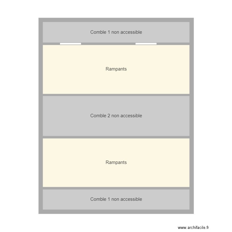 fraux combles. Plan de 0 pièce et 0 m2