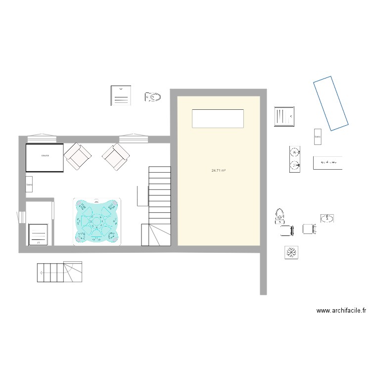 local. Plan de 0 pièce et 0 m2
