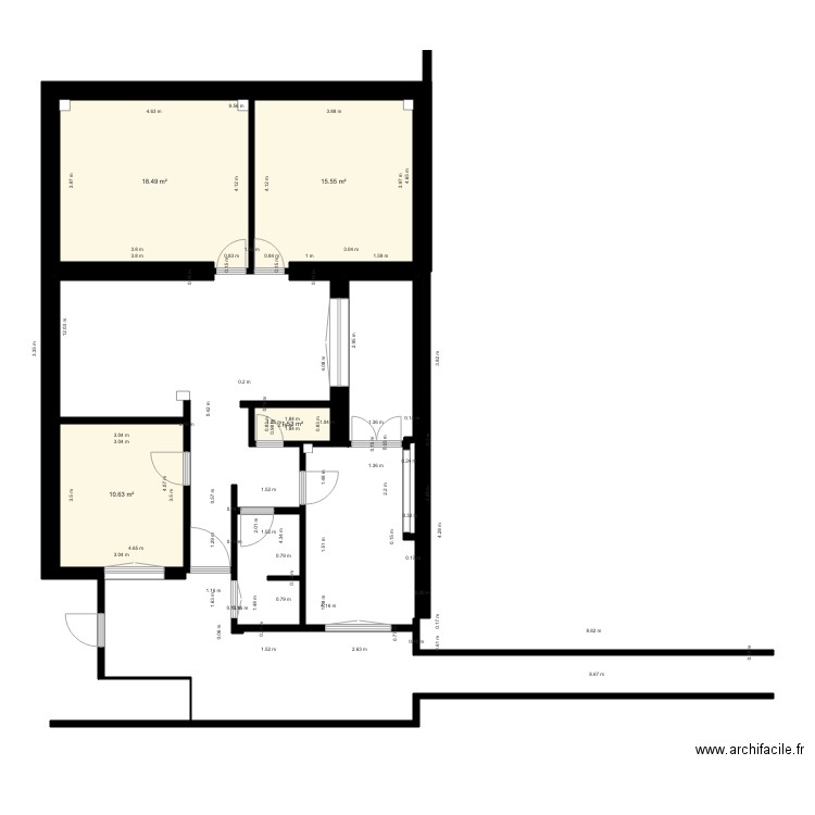 Plan de Maison La Marsa. Plan de 0 pièce et 0 m2