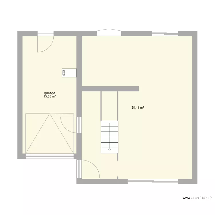 RDC chemin perdu. Plan de 