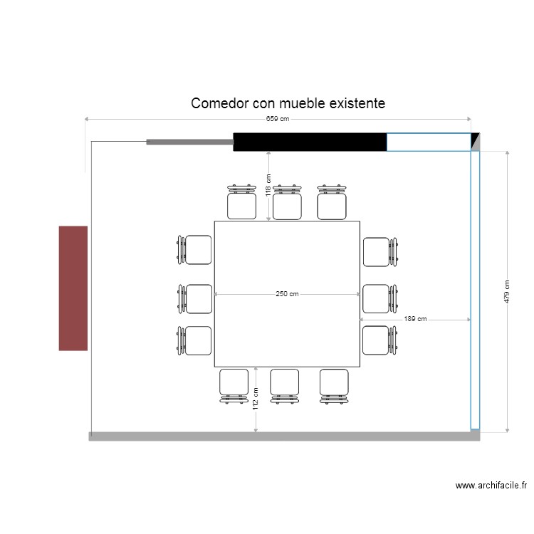 casa crestón comedor. Plan de 0 pièce et 0 m2