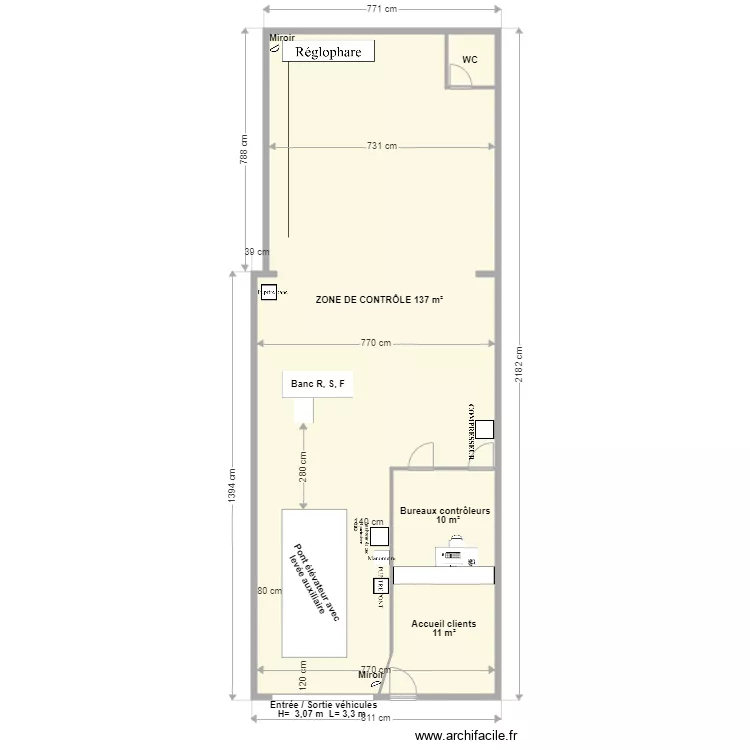 CCT VL CTAV RIVES. Plan de 