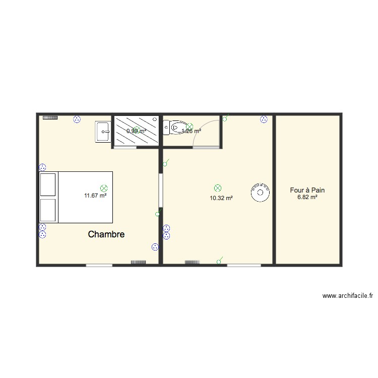 Doussac Maison Ardoise. Plan de 0 pièce et 0 m2