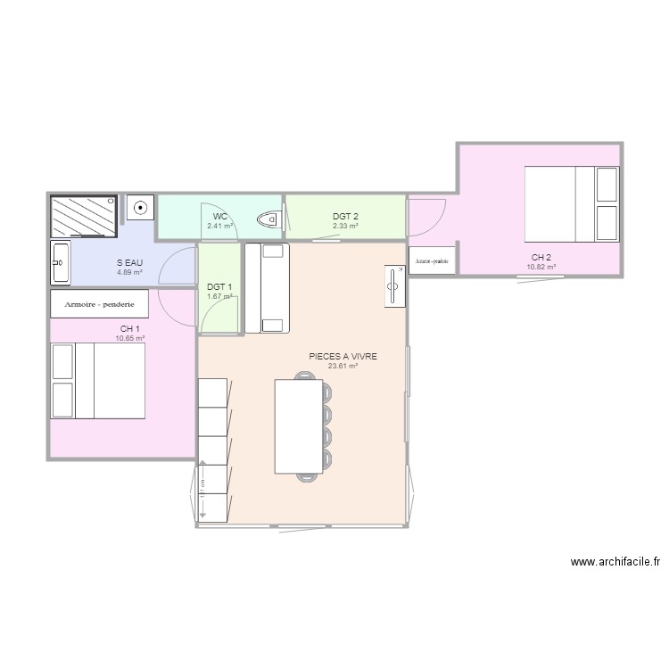 CHAUMIERE V1. Plan de 0 pièce et 0 m2