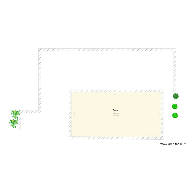 piscine. Plan de 0 pièce et 0 m2