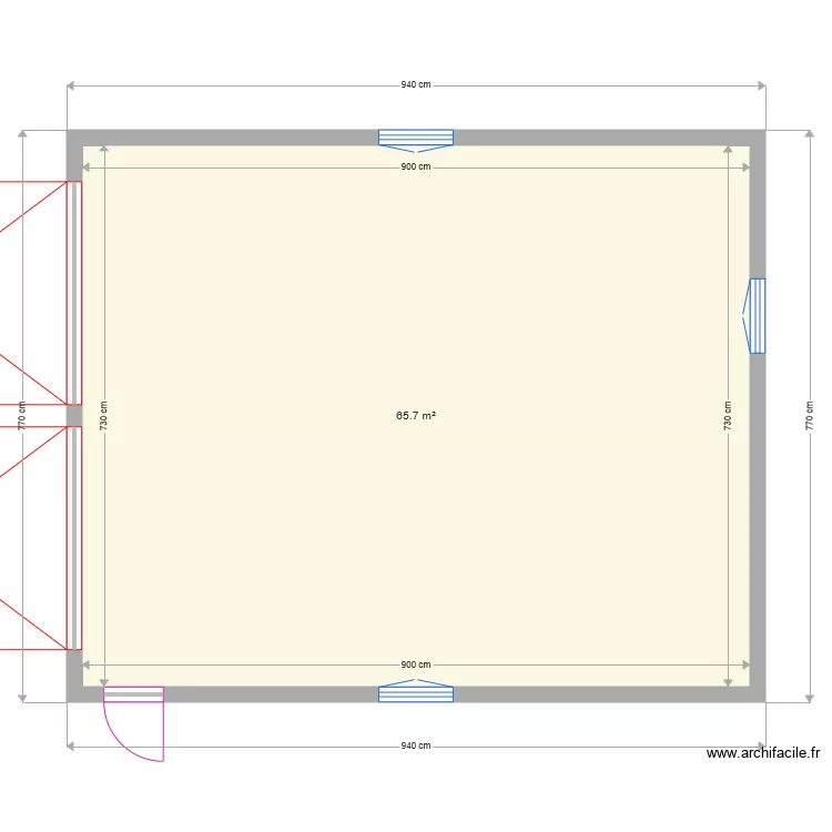 Garage voiture. Plan de Garage voiture. Plan de