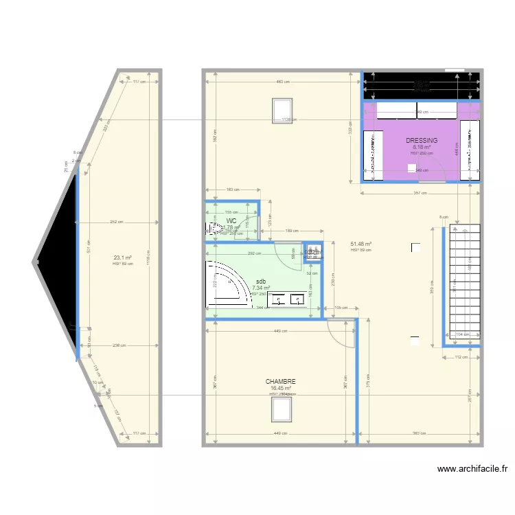 BEAUVAIS  BOIS D AMONT. Plan de 