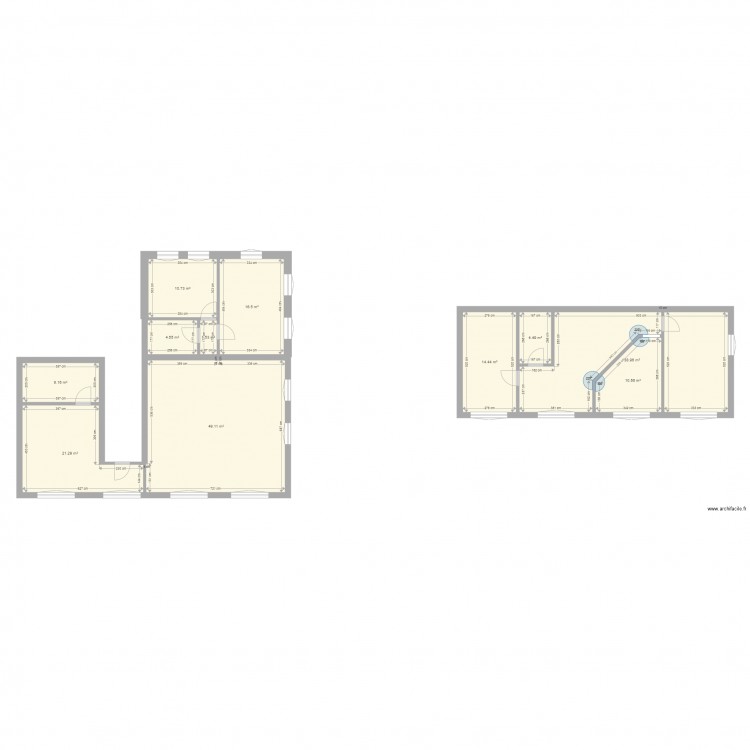 collins. Plan de 0 pièce et 0 m2