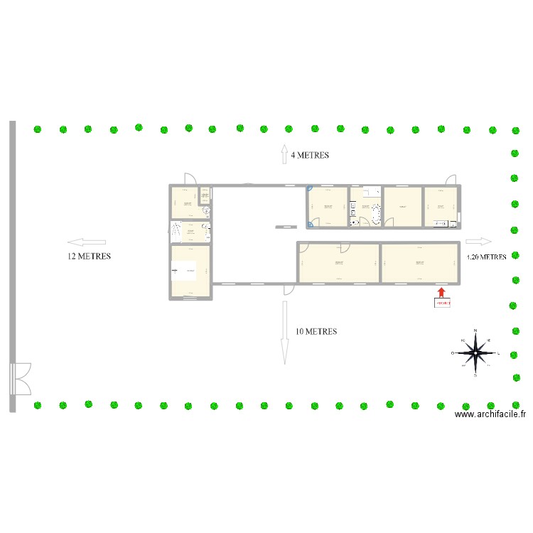 Plan Gujan Garage. Plan de 0 pièce et 0 m2
