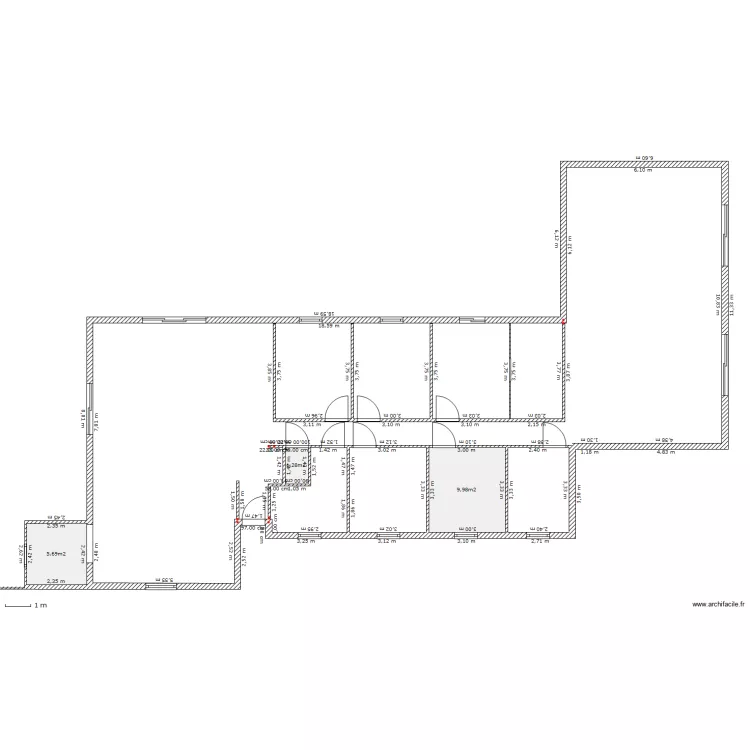 maison   local piscine. Plan de 