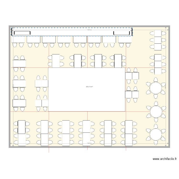 FAMILY BURGER ETAGE. Plan de 0 pièce et 0 m2