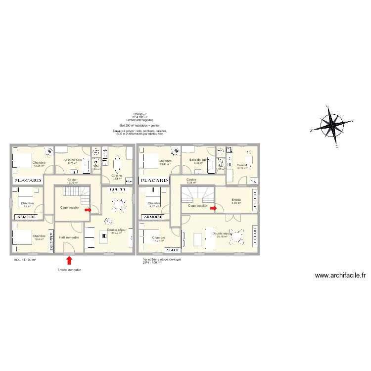 THOMAS Robert. Plan de 