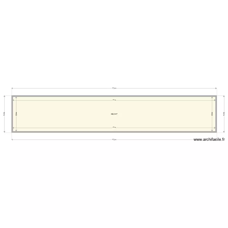 refuge terrase 1. Plan de 