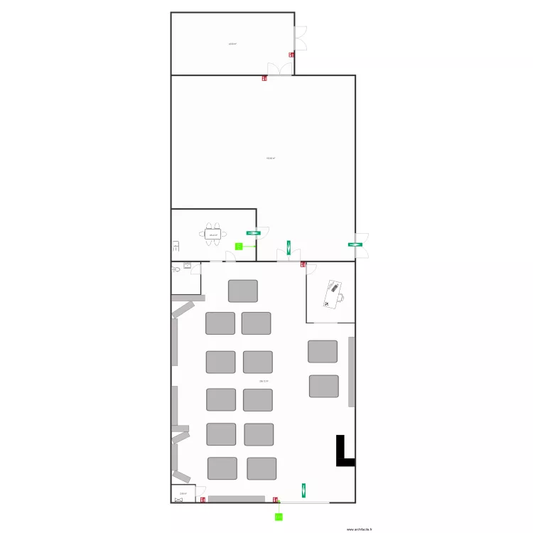 LA BEL CAVE. Plan de 