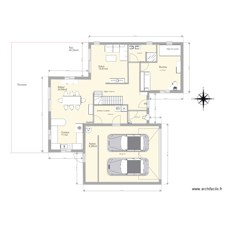 Plan V4. Plan de 0 pièce et 0 m2