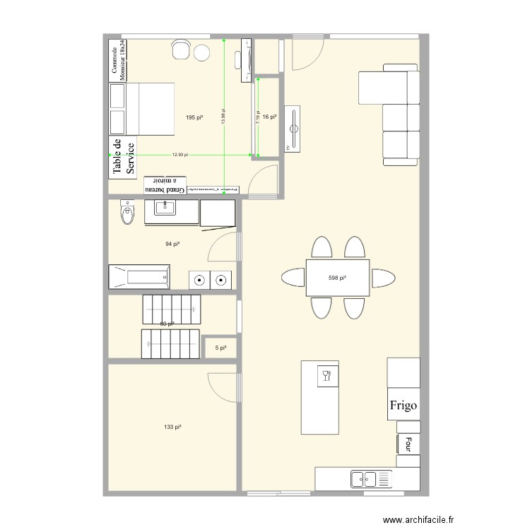 516 option C. Plan de 0 pièce et 0 m2