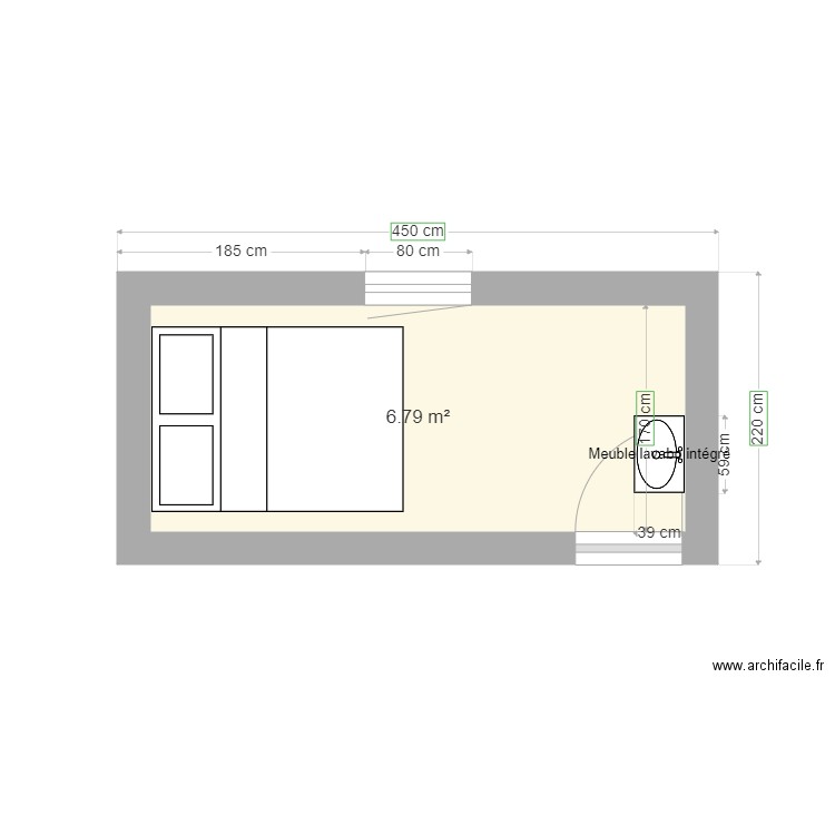 CHARAVEL Chambre. Plan de 0 pièce et 0 m2