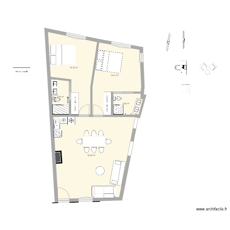 Saint Paul 9. Plan de 0 pièce et 0 m2