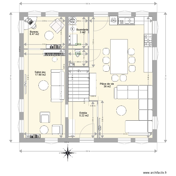 plan devoir 4 def 3. Plan de 0 pièce et 0 m2