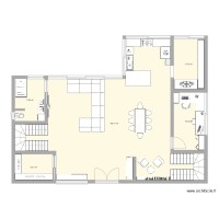 Plan maison rêve niveau 0