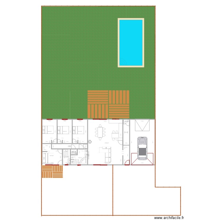 Nouvelle Maison 778m2 de terrain 2. Plan de 0 pièce et 0 m2