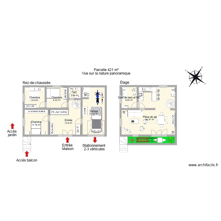 LAVRIC. Plan de 0 pièce et 0 m2