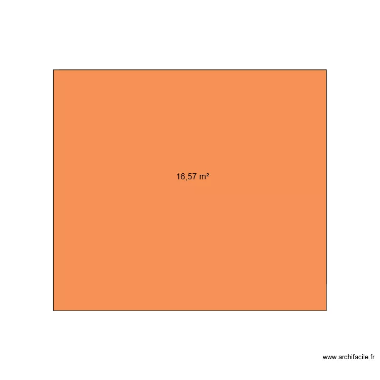 Atelier jardin. Plan de 1  et 17 m²